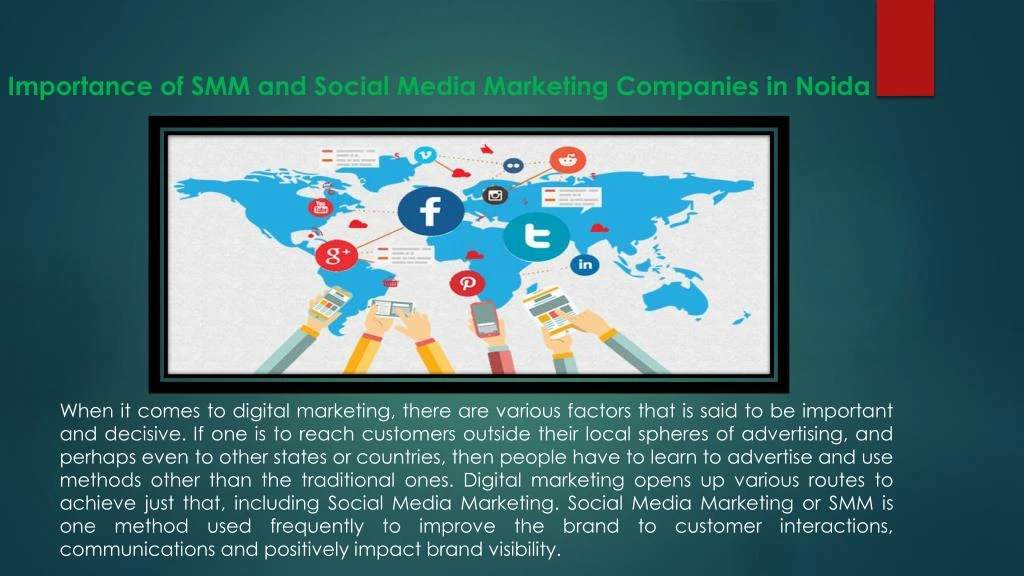 importance of smm and social media marketing companies in noida
