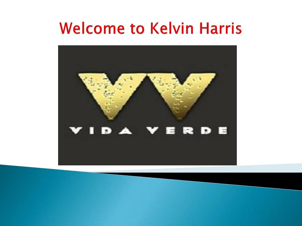 welcome to kelvin harris