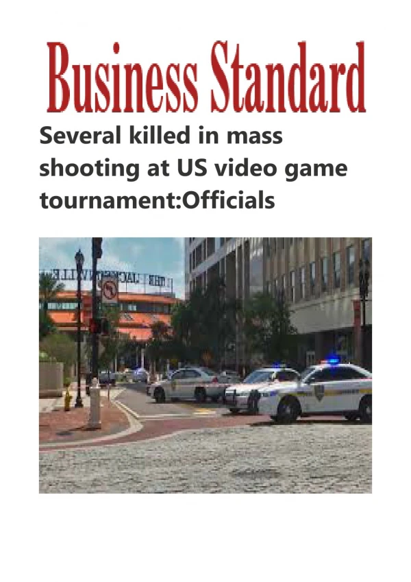Several killed in mass shooting at US video game tournament