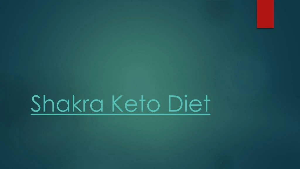 shakra keto diet