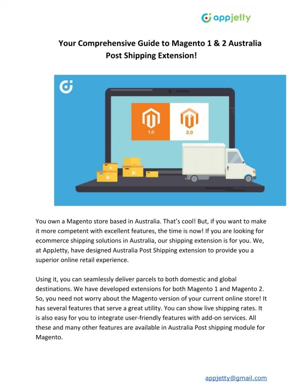 Your Comprehensive Guide to Magento 1 & 2 Australia Post Shipping Extension!