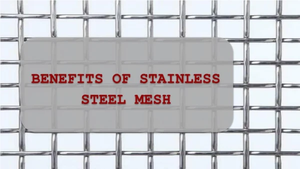 Stainless steel mesh suppliers in UAE | Fanatech