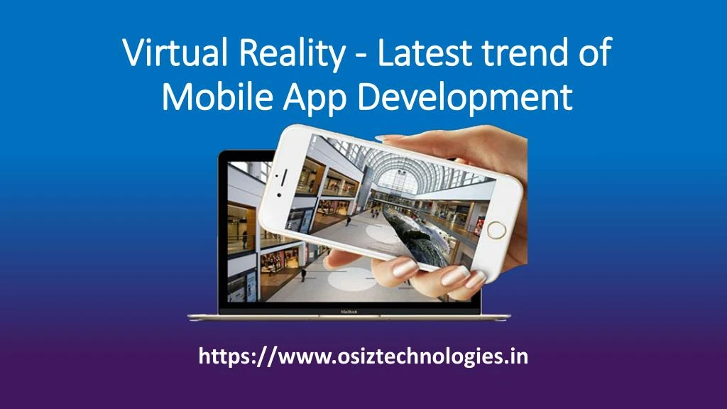 virtual reality latest trend of mobile app development