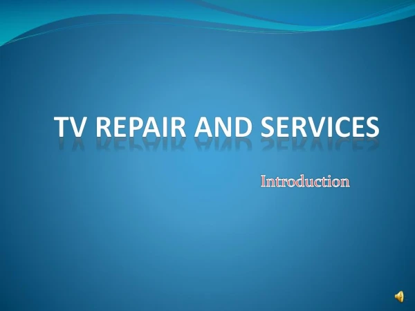 Tv Repair and Service in Hyderabad