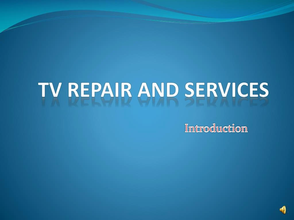 tv repair and services