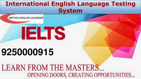 international english language testing system