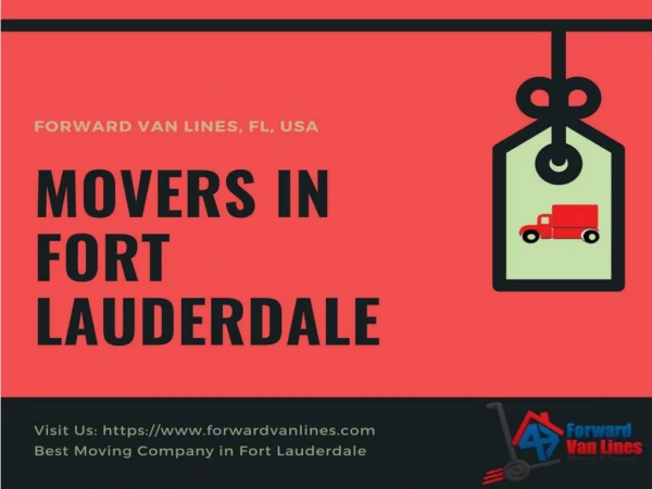 Choose best Movers in Fort Lauderdale, USA | Forward Van Lines