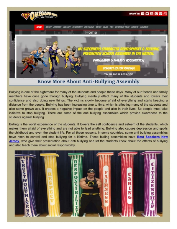 Know More About Anti-Bullying Assembly
