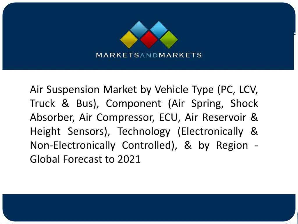 air suspension market by vehicle type