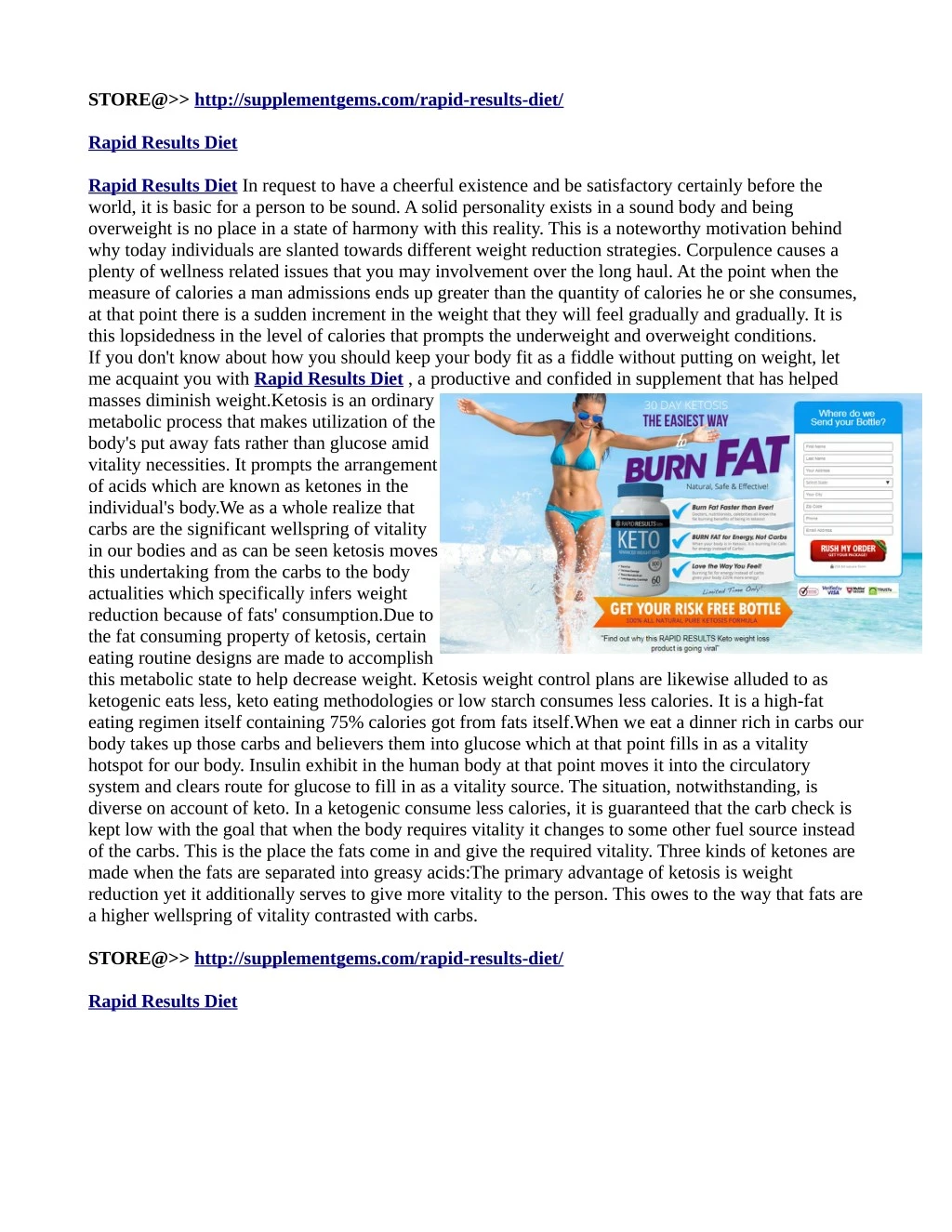 store@ http supplementgems com rapid results diet