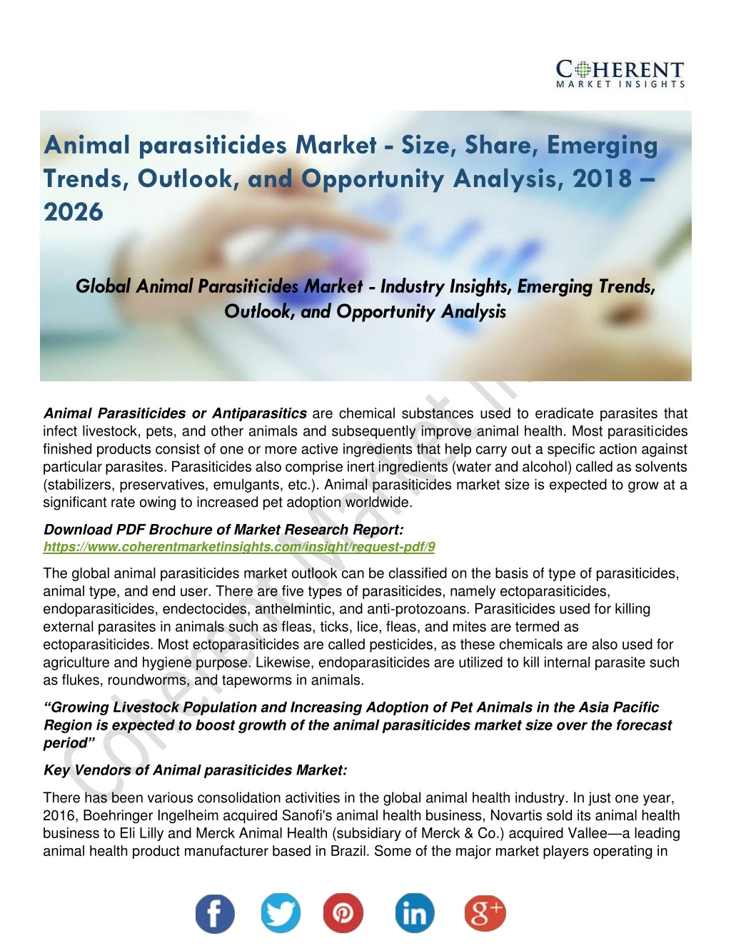 animal parasiticides market size share emerging