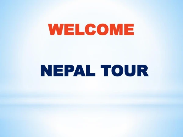 Nepal Tourist Packages