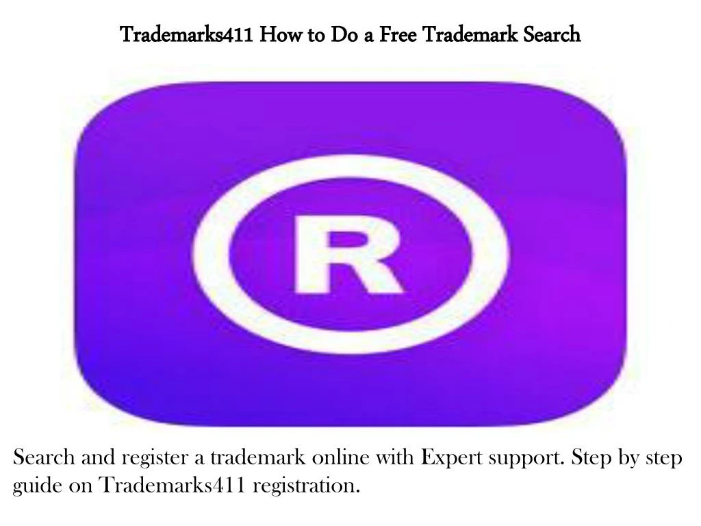 trademarks411 how to do a free trademark search