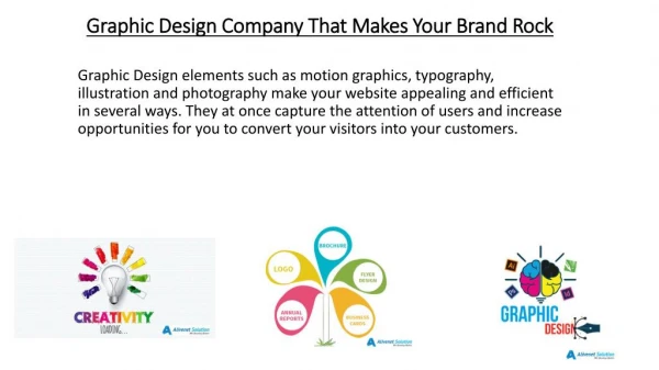 Graphic design company that makes your brand rock