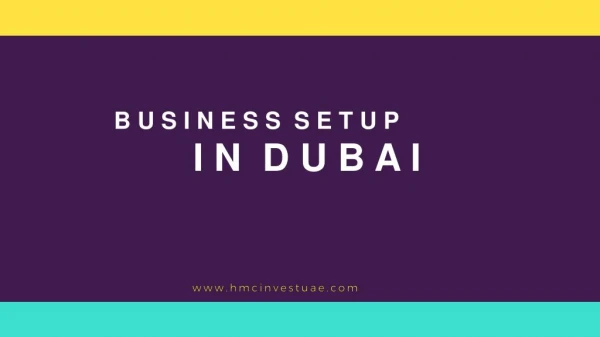 Business Setup in Dubai, UAE | Company setup in UAE, HMC