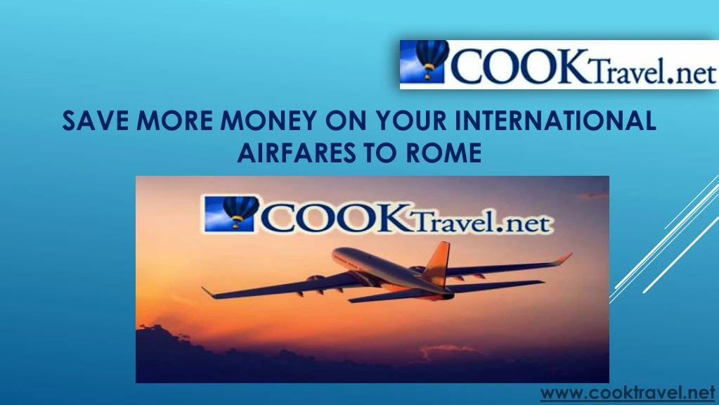 save more money on your international airfares