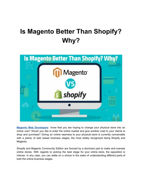 Use the Power of Magento & Shopify to Increase Your Sales