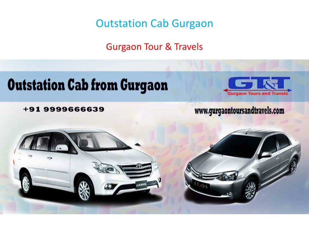 outstation cab gurgaon