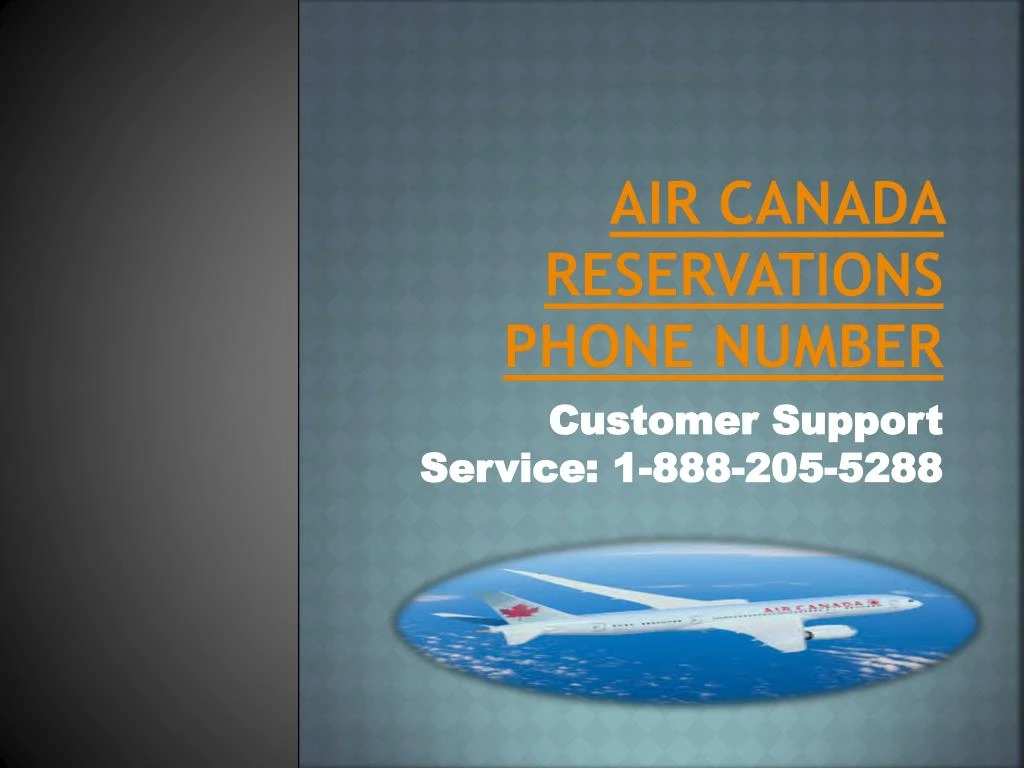 air canada reservations phone number