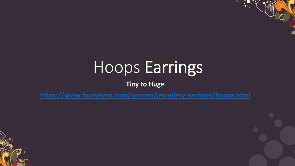 hoops earrings