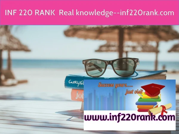 INF 220 RANK Real knowledge--inf220rank.com