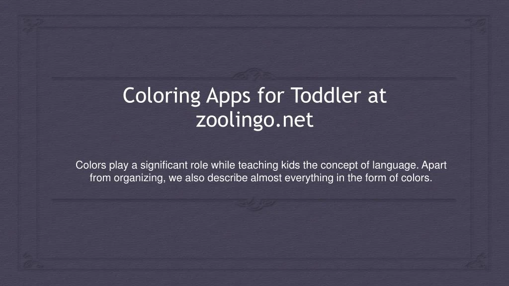 coloring apps for toddler at zoolingo net