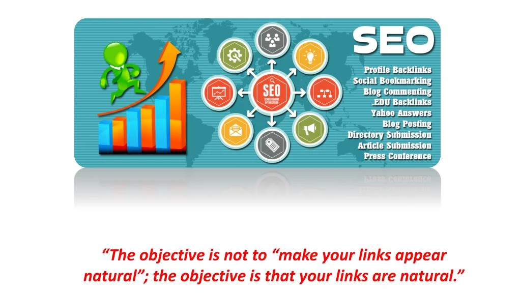 the objective is not to make your links appear