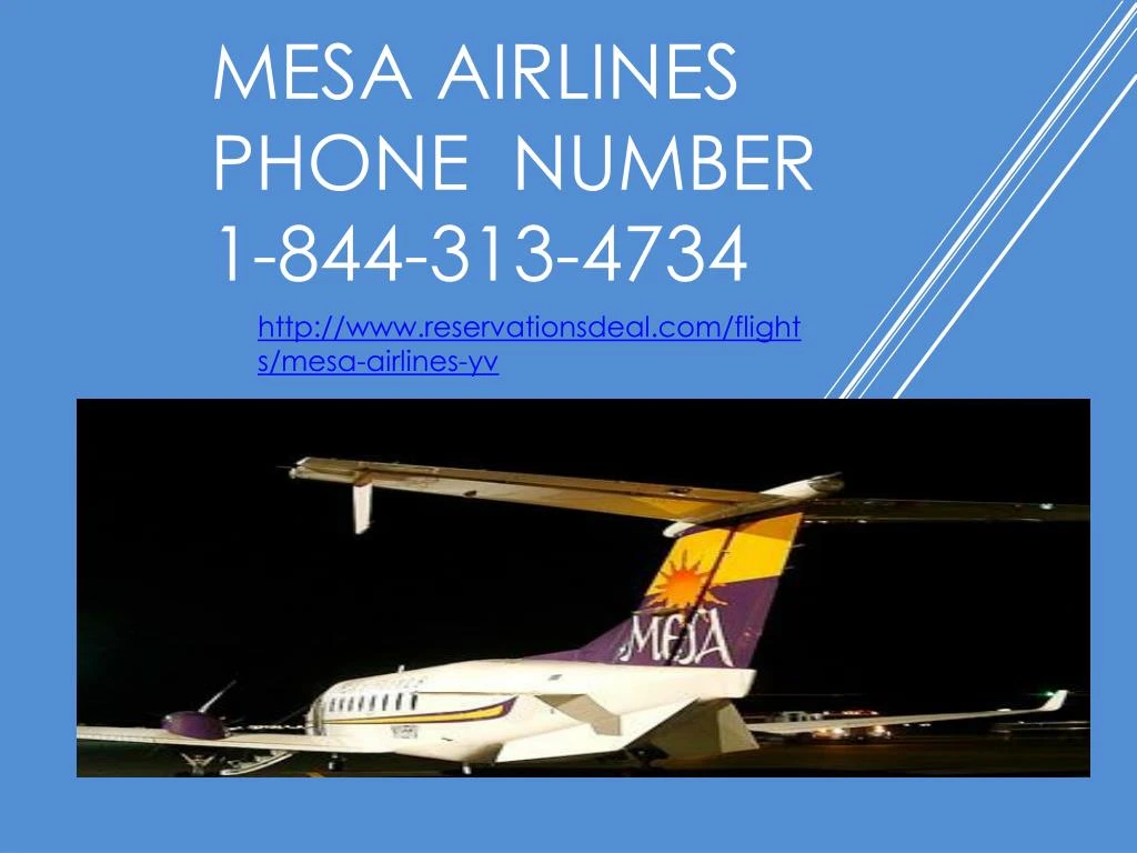 mesa airlines phone number 1 844 313 4734