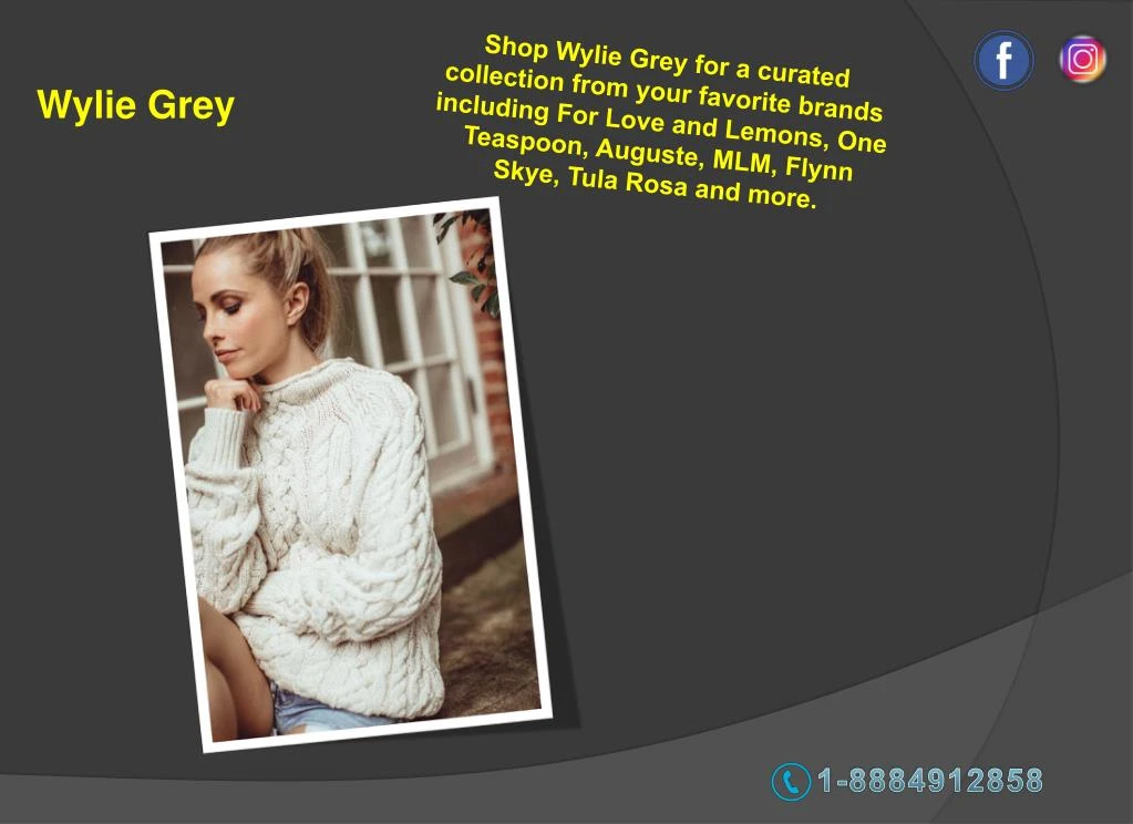 shop wylie grey for a curated collection from