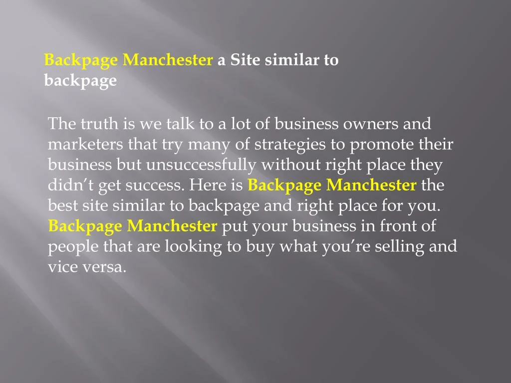 backpage manchester a site similar to backpage