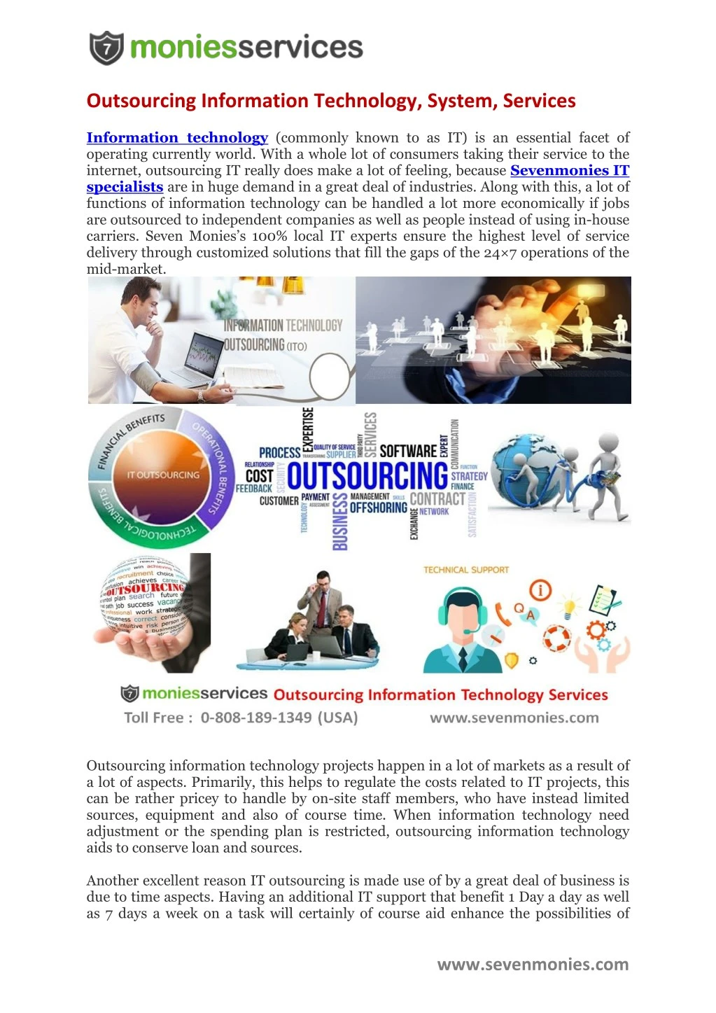 outsourcing information technology system