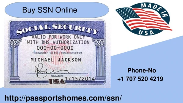 Do you want to buy SSN online | Passports Homes