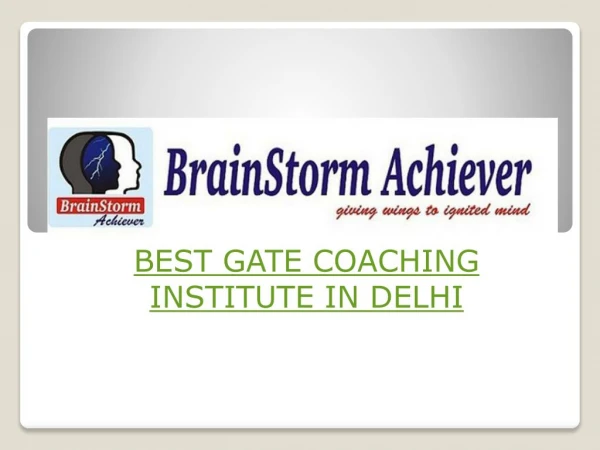 Best GATE coaching in Delhi