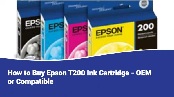 Epson T200XL Ink Cartridges | ASAP Inkjets