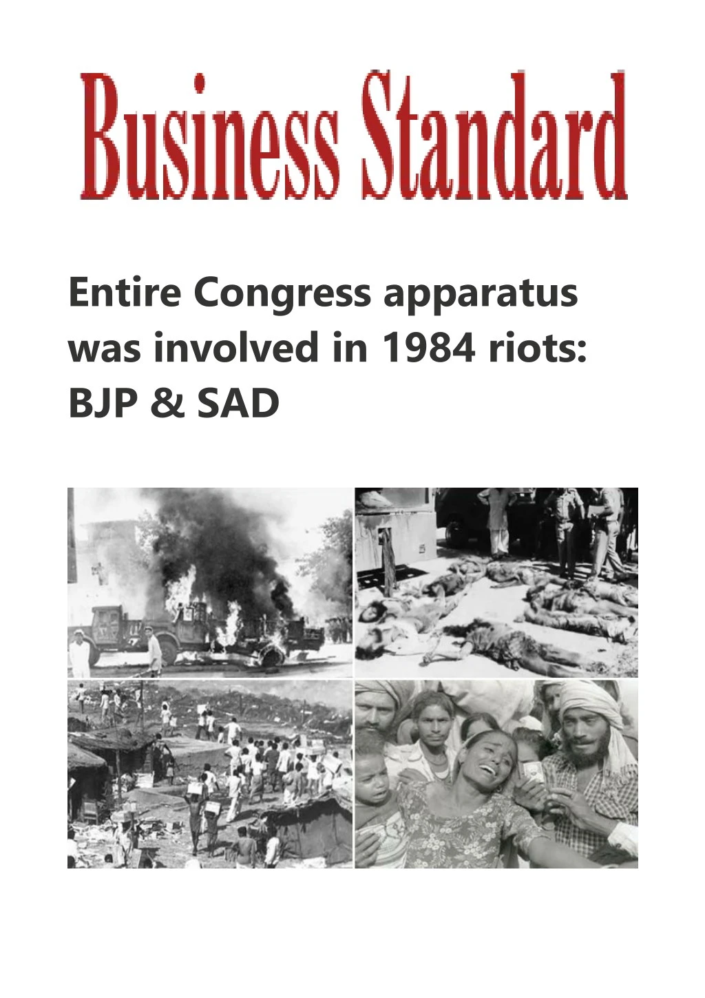 entire congress apparatus was involved in 1984