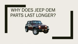 Jeep OEM Parts