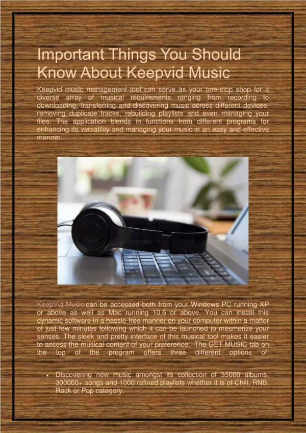 Important Things You Should Know About Keepvid Music