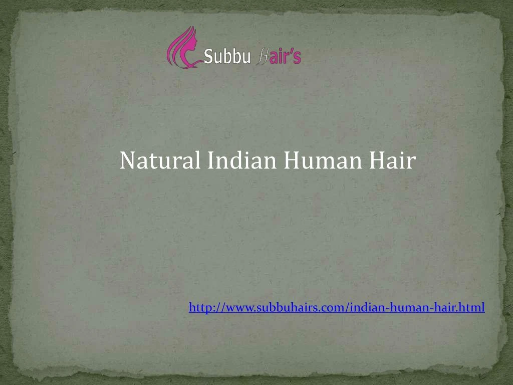 natural indian human hair