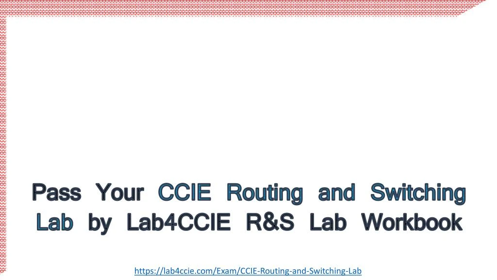 pass your ccie routing and switching