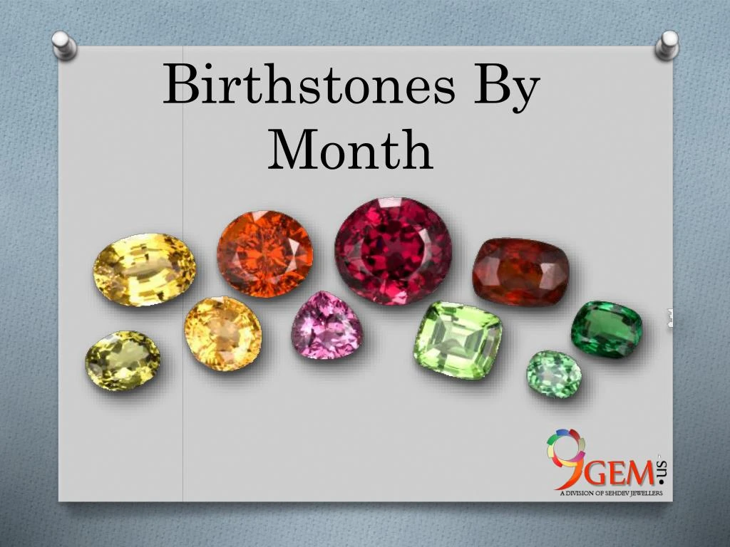 birthstones by month