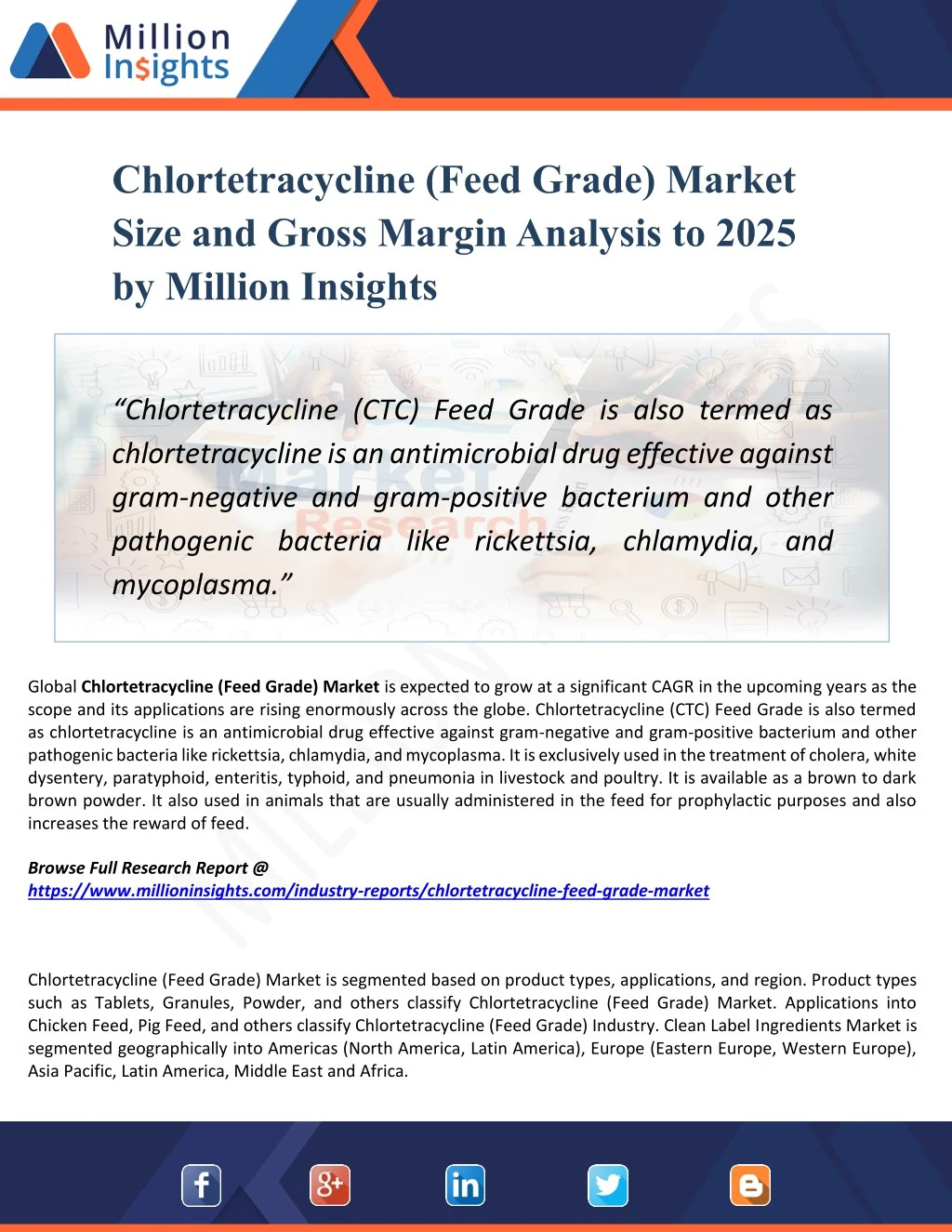 chlortetracycline feed grade market size