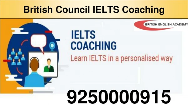 British council IELTS Coaching