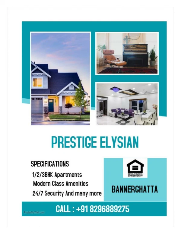 Why Prestige Elysian is preferred over other apartments in Bangalore?