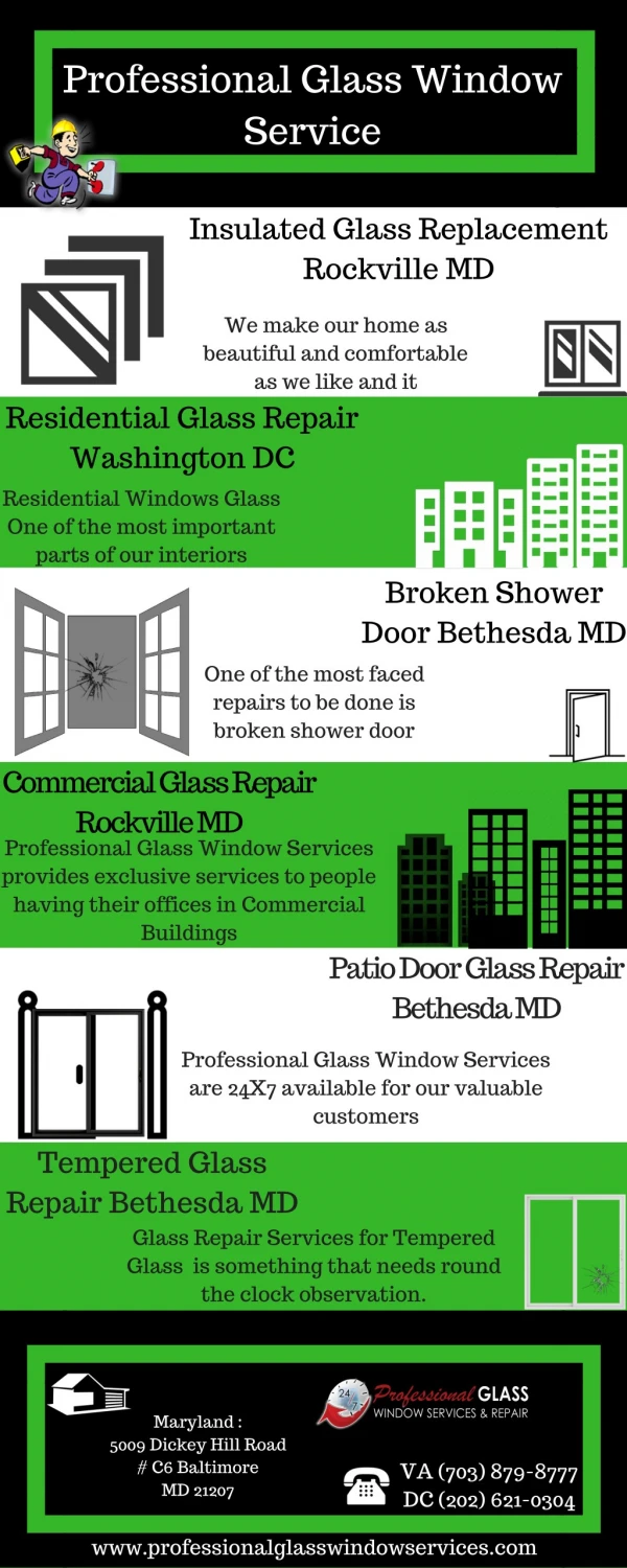 Commercial glass services | MD’DC