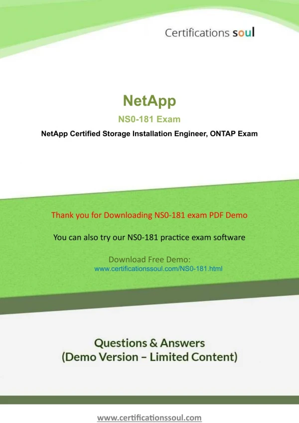NetApp Certified Storage Installation Engineer, ONTAP NCSIE, ONTAP NetApp Practice Test