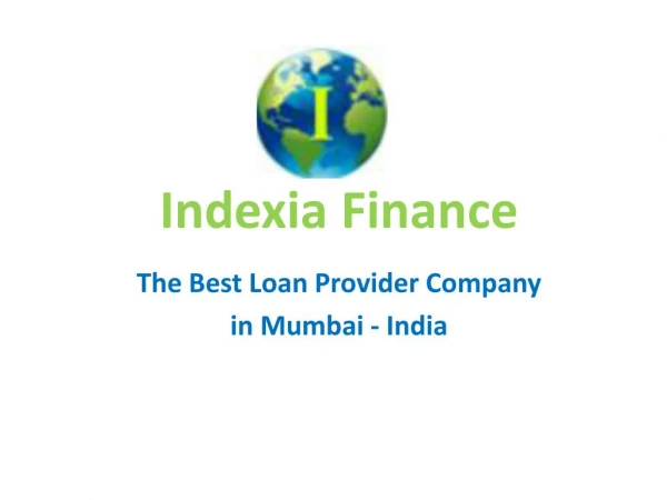 Indexia Finance - Best Loan Provider Company in Mumbai