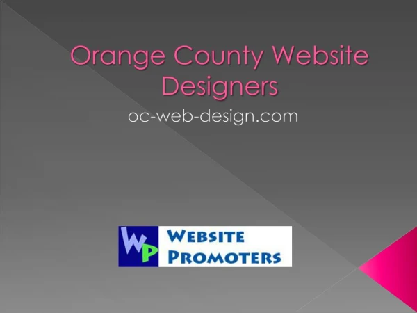 Orange County Website Designers - oc-web-design.com