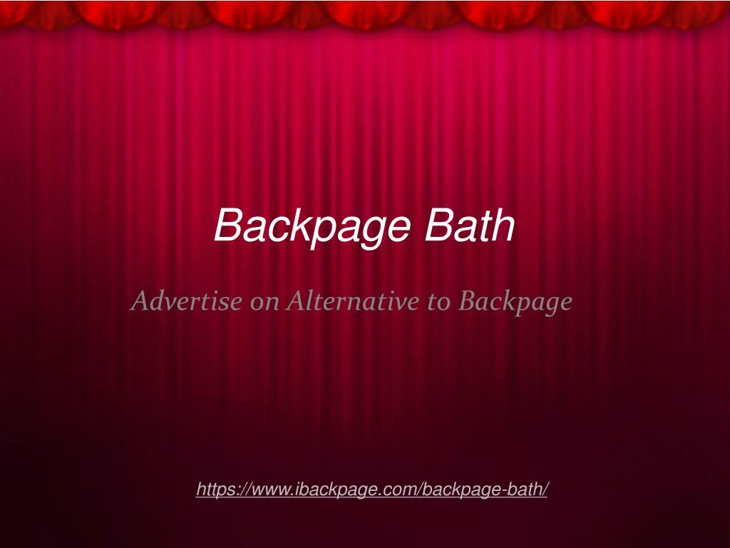 backpage bath