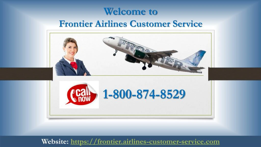 welcome to frontier airlines customer service