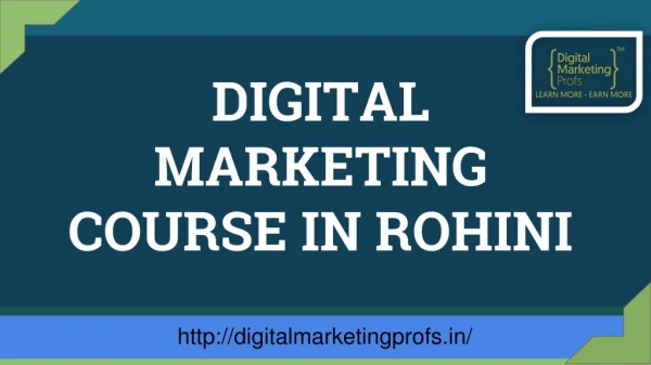 Digital Marketing Course In Rohini